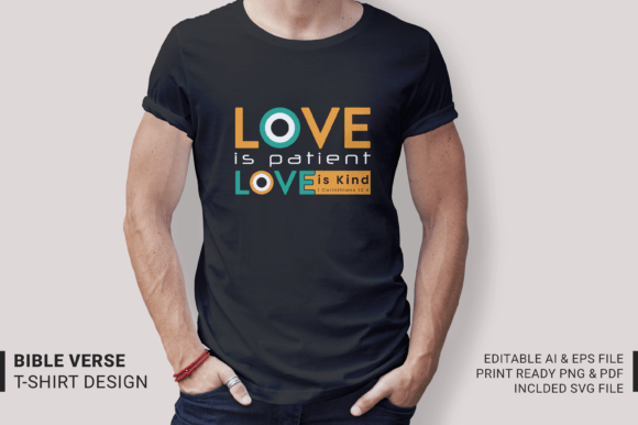 1 Corinthians 13 4 Love is Kind T-Shirt Designs Review