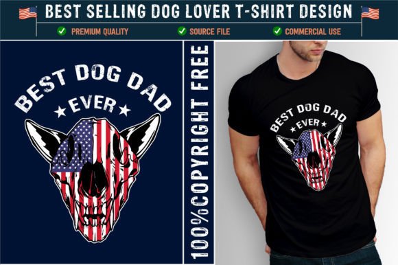 Best Dod Dad Ever Usa Grunge Flag Tshirt for T-Shirt Designs