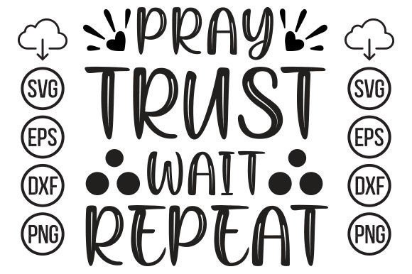 Pray Trust Wall Repeat T Shirt Design Review