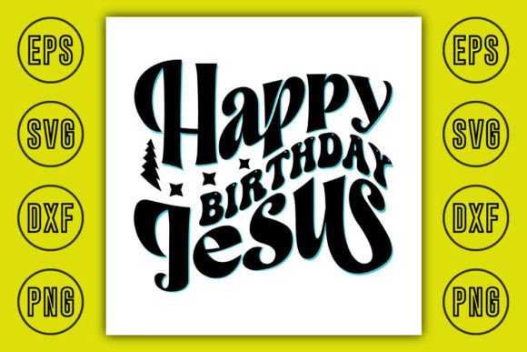 Retro Christmas Design, Happy Birthday T-Shirt Designs
