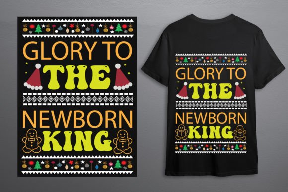 Ugly Sweater - Glory to the Newborn Kin